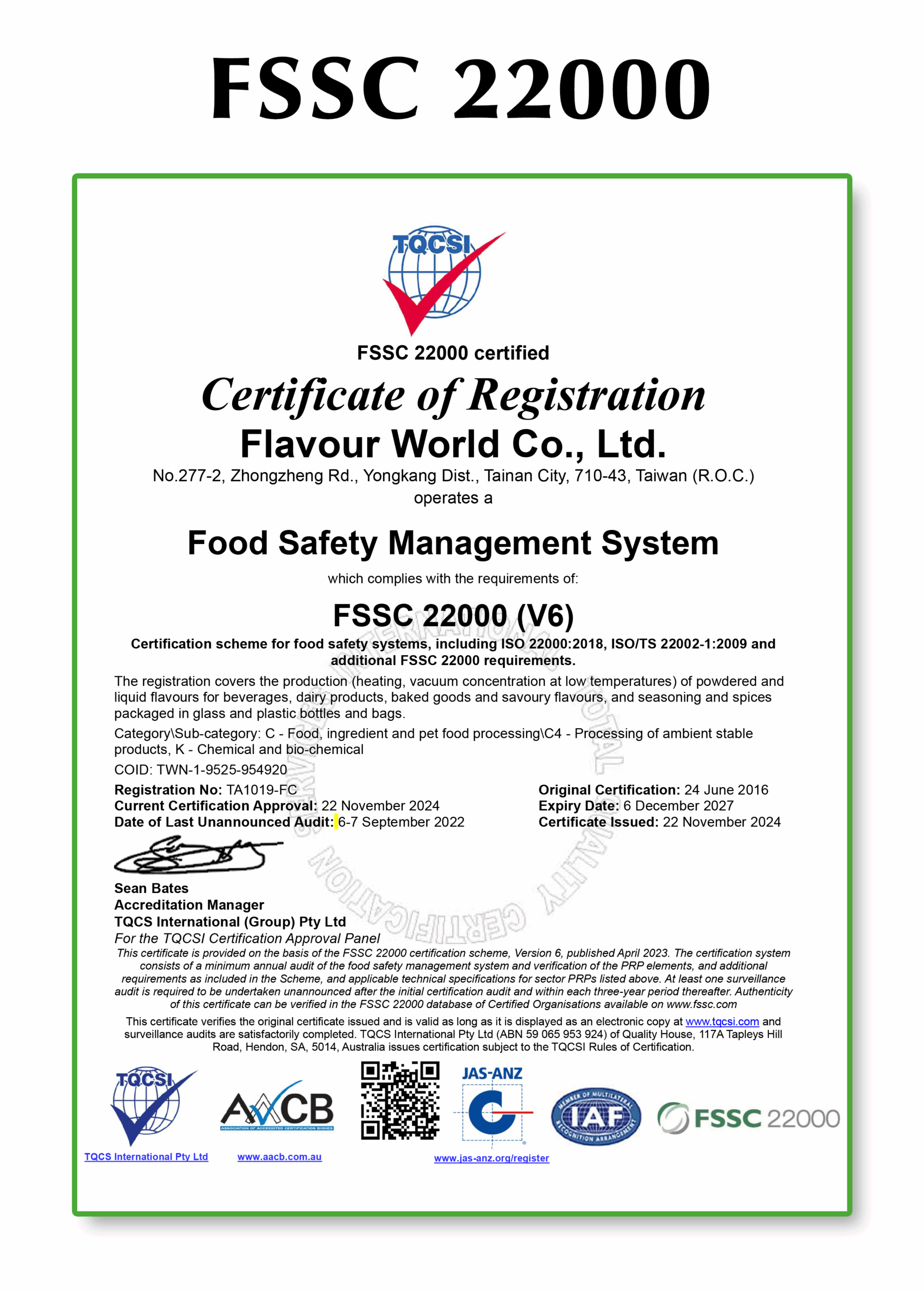 FSSC 22000 英文
